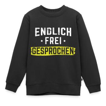 Ehe Scheidung Trennung - Kinder Premium Organic Sweatshirt - Schwarz - Vorne - AI Model Kid Female (0cm)