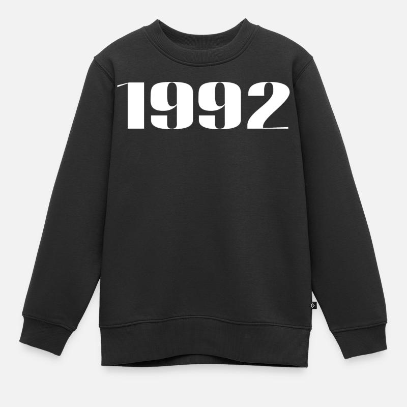 1992 - Cadeau né en 1992 - Sweat Premium enfant bio - noir
