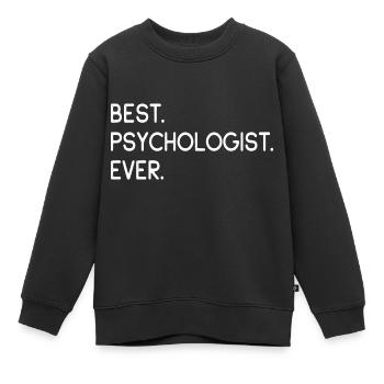 Psychologe - Kinder Premium Organic Sweatshirt - Schwarz - Vorne - AI Model Kid Female (0cm)