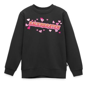 Sauerbraten ein Design für den Braten Fan - Kinder Premium Organic Sweatshirt - Schwarz - Vorne - AI Model Kid Female (0cm)