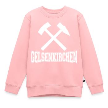 Gelsenkirchen - Sweat Premium enfant bio - rose - Devant - AI Model Kid Female (0cm)