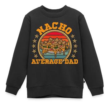 Mexico Jalapenos Nachos Cheese Mexican cuisine - Kinder Premium Organic Sweatshirt - Schwarz - Vorne - AI Model Kid Female (0cm)