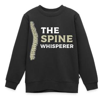 Physiothérapie - Sweat Premium enfant bio - noir - Devant - AI Model Kid Female (0cm)