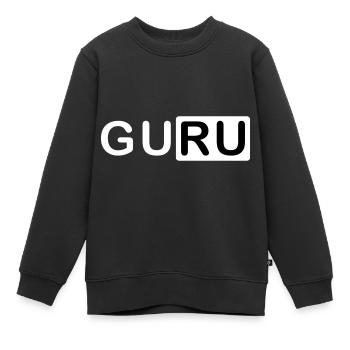 ★ Couleurs de conception modifiables ★ Pour tous les gourous - Sweat Premium enfant bio - noir - Devant - AI Model Kid Female (0cm)