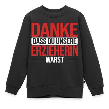 Erzieherin Kinder - Kinder Premium Organic Sweatshirt - Schwarz - Vorne - AI Model Kid Female (0cm)