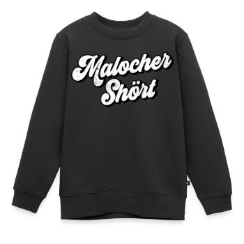Malocher Shört | Ruhrgebiet Fun - Kinder Premium Organic Sweatshirt - Schwarz - Vorne - AI Model Kid Female (0cm)