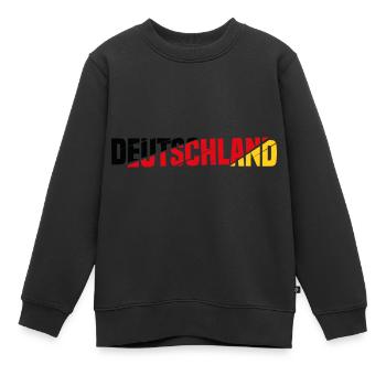 Coupe du Monde Maillot Marchandises Allemagne - Sweat Premium enfant bio - noir - Devant - AI Model Kid Female (0cm)