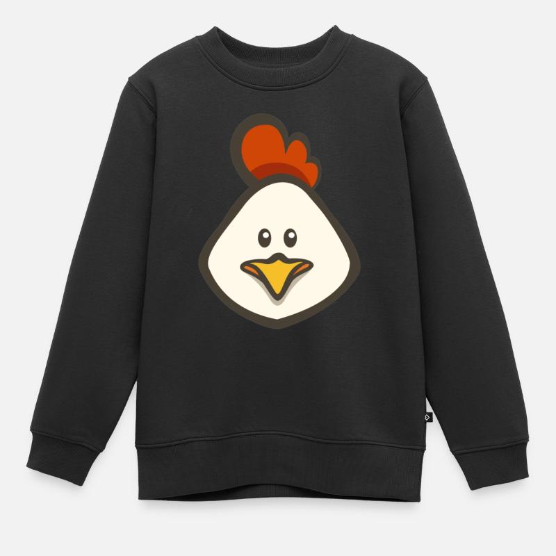 hen - Sweat Premium enfant bio - noir