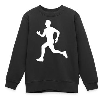 Gym Sport Kraftsport - Kinder Premium Organic Sweatshirt - Schwarz - Vorne - AI Model Kid Female (0cm)