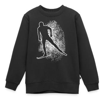 Langlauf Langlauf Klassisch Langlauf Classic - Kinder Premium Organic Sweatshirt - Schwarz - Vorne - AI Model Kid Female (0cm)