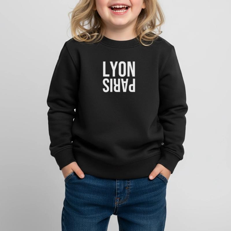 Lyon oder Paris Kinder Premium Organic Sweatshirt