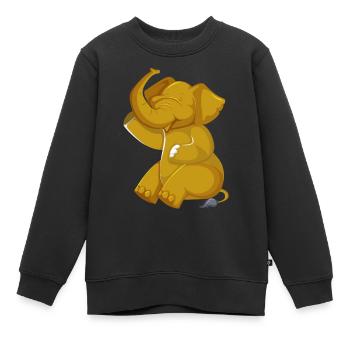 Safari Zoo Animal Safari Zoo - Kinder Premium Organic Sweatshirt - Schwarz - Vorne - AI Model Kid Female (0cm)