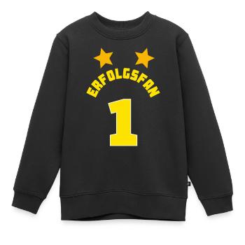 Erfolgsfan - macht sichtbar, was offensichtlich is - Kinder Premium Organic Sweatshirt - Schwarz - Vorne - AI Model Kid Female (0cm)