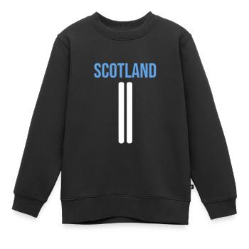 Schottische Hobbyköche - Kinder Premium Organic Sweatshirt - Schwarz - Vorne - AI Model Kid Female (0cm)