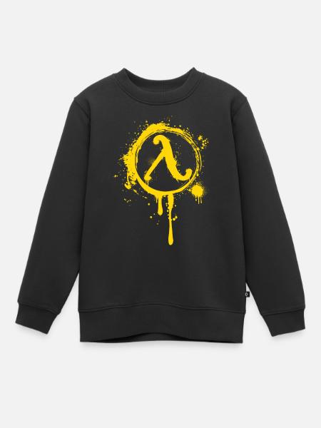 Halbwertszeit Widerstand Lambda-Symbol - Kinder Premium Organic Sweatshirt - Schwarz
