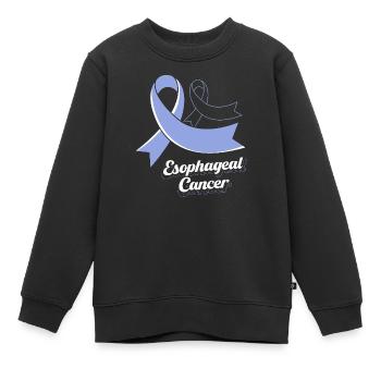 Krebs Speiseröhre Chemo Krebs-Überlebender - Kinder Premium Organic Sweatshirt - Schwarz - Vorne - AI Model Kid Female (0cm)