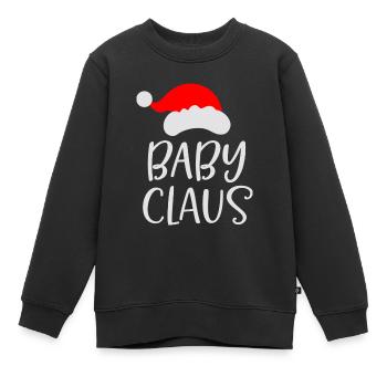 Baby Weihnachtsmann Lustig T-Shirt - Kinder Premium Organic Sweatshirt - Schwarz - Vorne - AI Model Kid Female (0cm)
