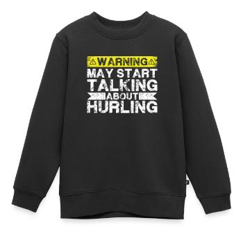 Über Das Schleusten Sprechen - Kinder Premium Organic Sweatshirt - Schwarz - Vorne - AI Model Kid Female (0cm)