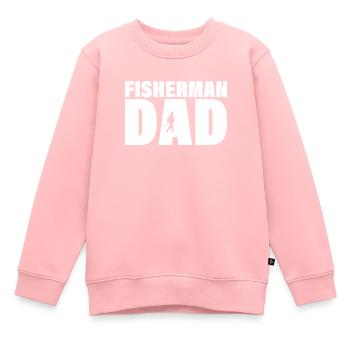 Emploi - Fischervater - Sweat Premium enfant bio - rose - Devant - AI Model Kid Female (0cm)