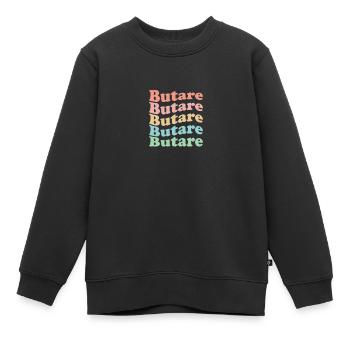 Vintage 70er Hippie Rwanda Stadt - Retro Butare - Kinder Premium Organic Sweatshirt - Schwarz - Vorne - AI Model Kid Female (0cm)