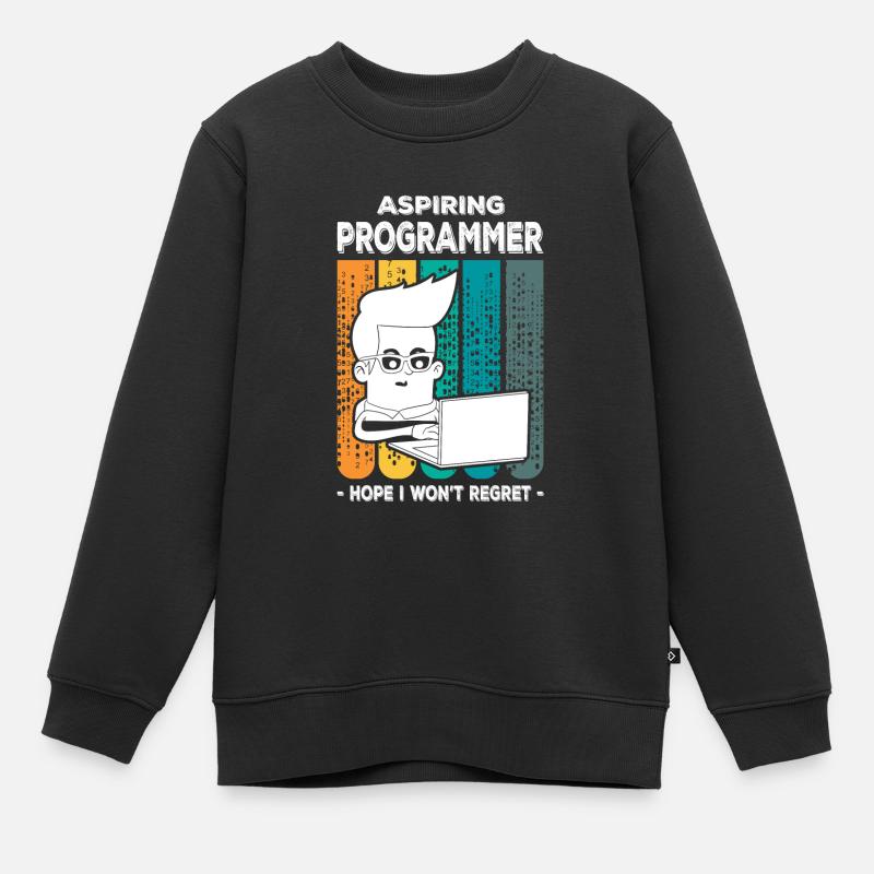 Programmierer - Kinder Premium Organic Sweatshirt - Schwarz