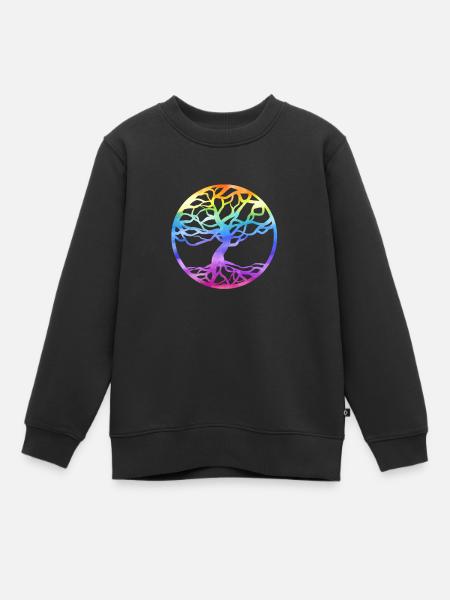 Arbre de Vie Arbre de Vie Symbole Celtique - Sweat Premium enfant bio - noir