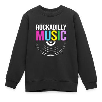 Chaussette Hop - Sweat Premium enfant bio - noir - Devant - AI Model Kid Female (0cm)