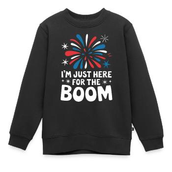Pyrotechniker Feuerwerk Pyrotechnik - Kinder Premium Organic Sweatshirt - Schwarz - Vorne - AI Model Kid Female (0cm)