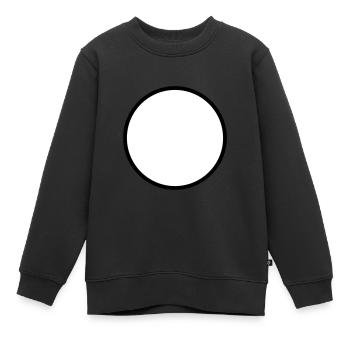 Kreis Symbol Leer - Kinder Premium Organic Sweatshirt - Schwarz - Vorne - AI Model Kid Female (0cm)