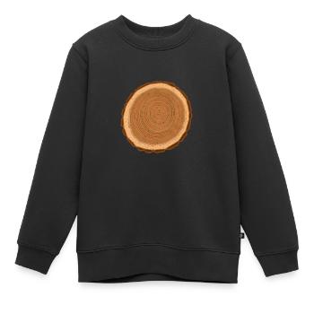 Tronçonneuse bois Tronçonneuse Scie à moteur Forestier forestier - Sweat Premium enfant bio - noir - Devant - AI Model Kid Female (0cm)