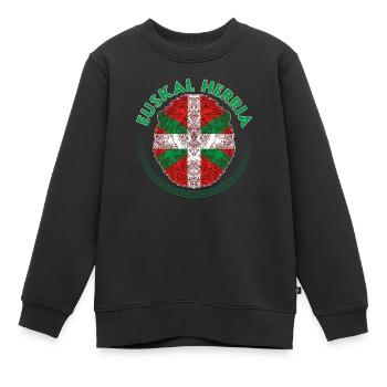 Basken Euskal Herria Spanien Euskara Spanien - Kinder Premium Organic Sweatshirt - Schwarz - Vorne - AI Model Kid Female (0cm)