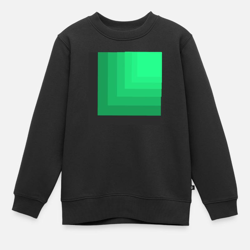 Farben grün - Kinder Premium Organic Sweatshirt - Schwarz