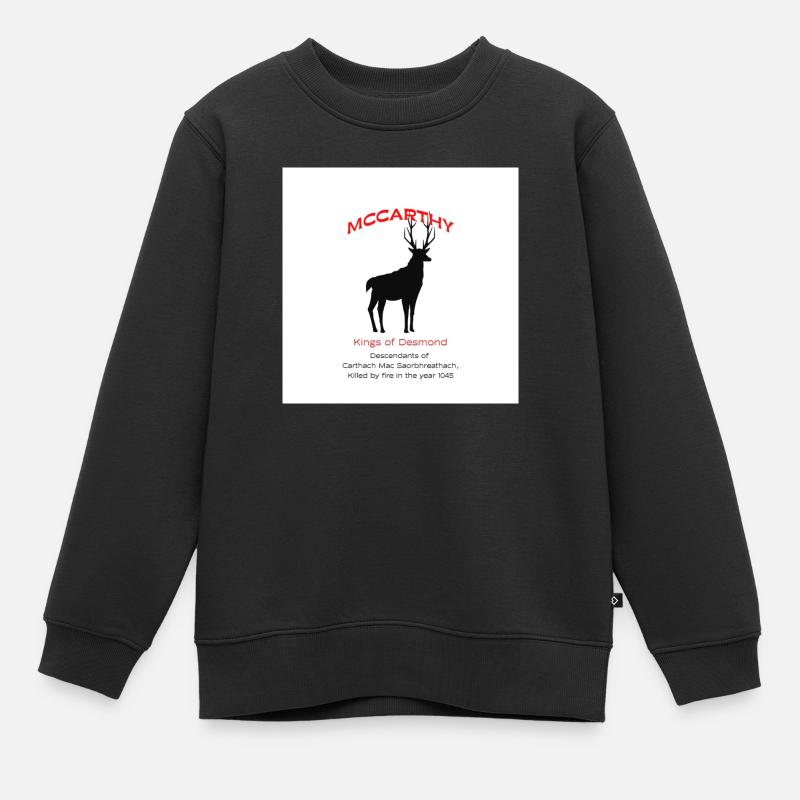 Maccarthydes - Kinder Premium Organic Sweatshirt - Schwarz