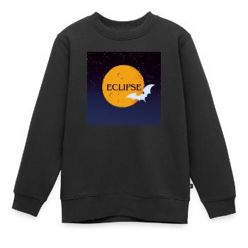 Éclipse - Sweat Premium enfant bio - noir - Devant - AI Model Kid Female (0cm)