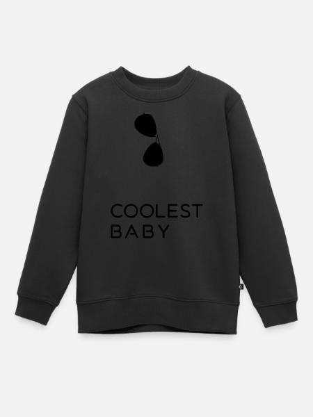 Coolest Baby - father and son Partnerlook Shirts - Kids Premium Organic Sweatshirt - black