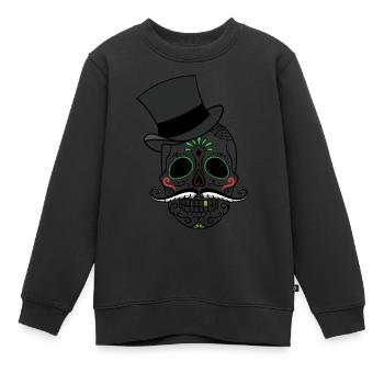 Day of the Dead - Kinder Premium Organic Sweatshirt - Schwarz - Vorne - AI Model Kid Female (0cm)