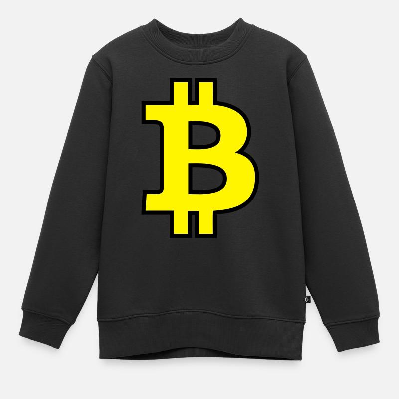 Bitcoin Satoshi Nakamoto - Kinder Premium Organic Sweatshirt - Schwarz