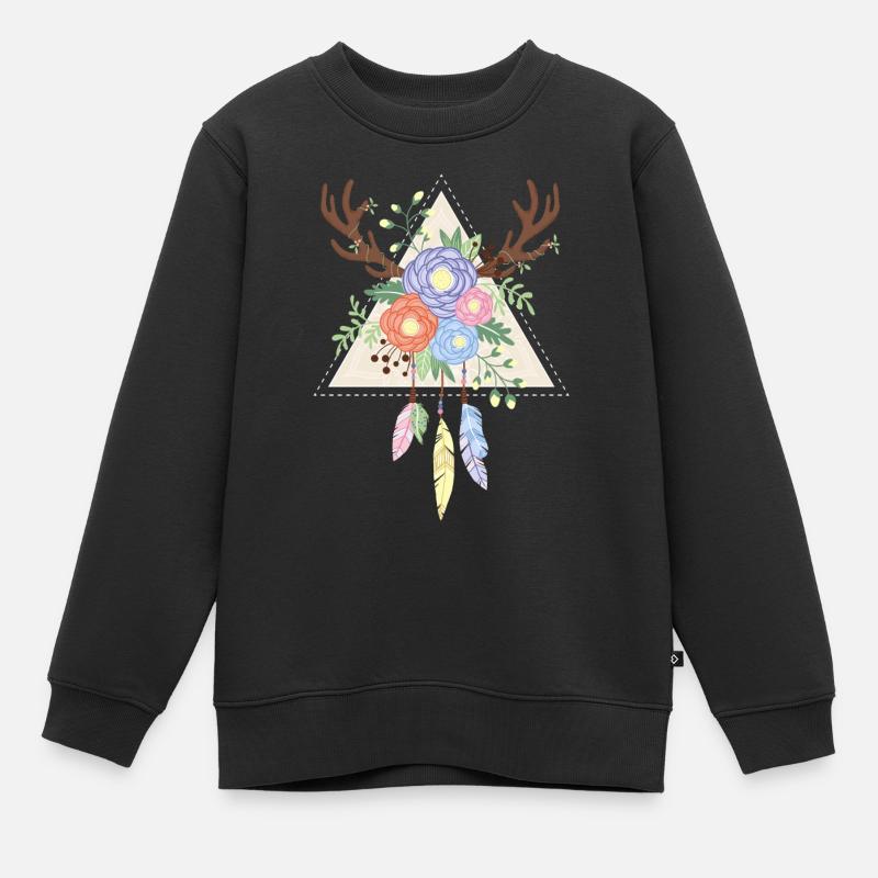 Spring catcher - Sweat Premium enfant bio - noir