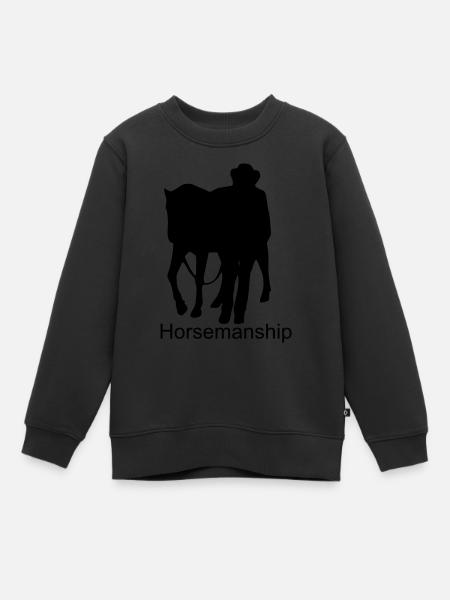hipisme - Sweat Premium enfant bio - noir
