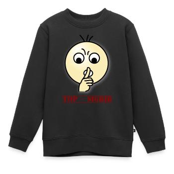 TOP Sigrid - Kinder Premium Organic Sweatshirt - Schwarz - Vorne - AI Model Kid Female (0cm)