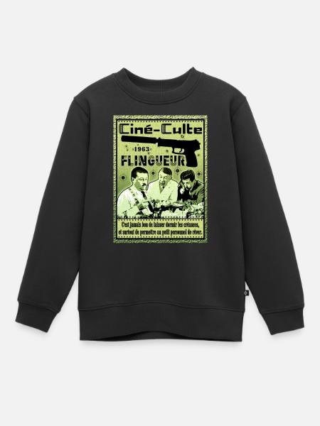 c'est jamais bon de laisser dormir les créances - Sweat Premium enfant bio - noir