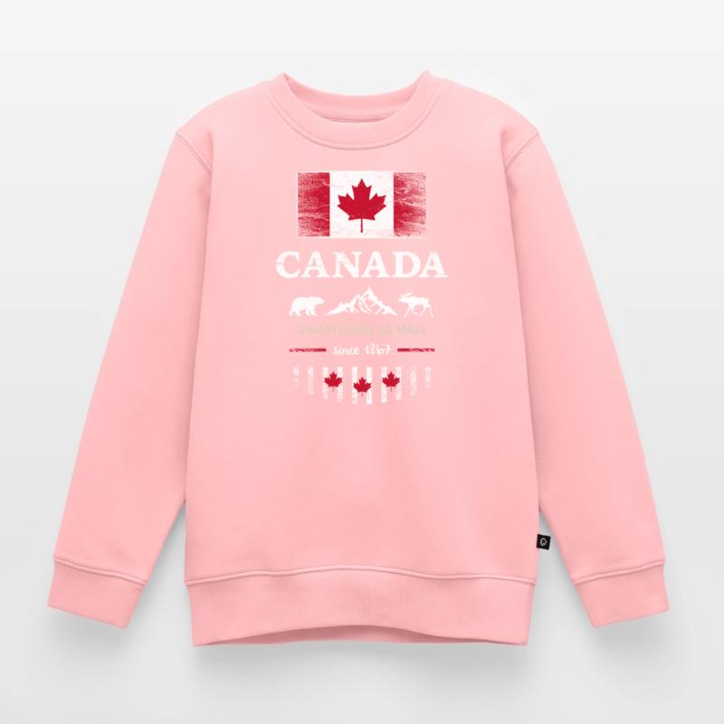 Canada Canada America maple leaf flag flag Kids Premium Organic Sweatshirt