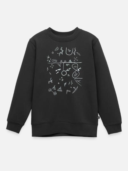 runebommen - Sweat Premium enfant bio - noir