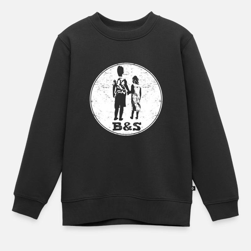 frère et soeur - Sweat Premium enfant bio - noir