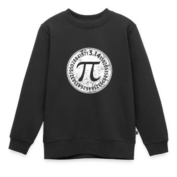 pi - Kinder Premium Organic Sweatshirt - Schwarz - Vorne - AI Model Kid Female (0cm)