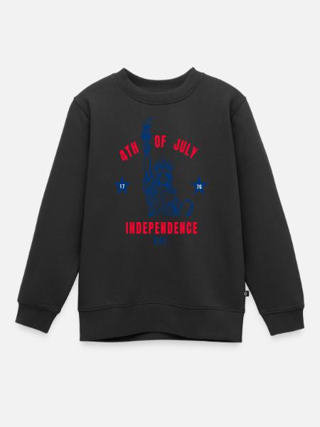 Chemise Lady Liberty - Sweat Premium enfant bio - noir
