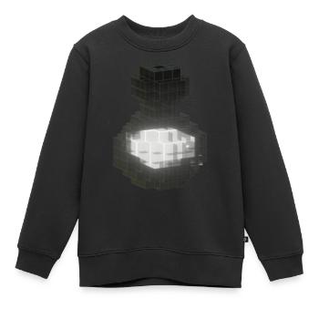 Schwarze Gothic-Kristallflasche - Magischer weißer Trank - Kinder Premium Organic Sweatshirt - Schwarz - Vorne - AI Model Kid Female (0cm)