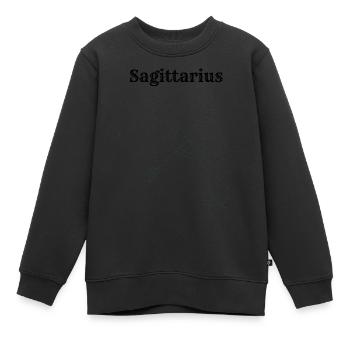 Sagittaire - Sweat Premium enfant bio - noir - Devant - AI Model Kid Female (0cm)