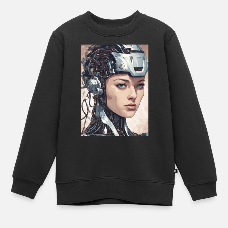 Artificial intelligence, the winning combination - Kids Premium Organic Sweatshirt - black
