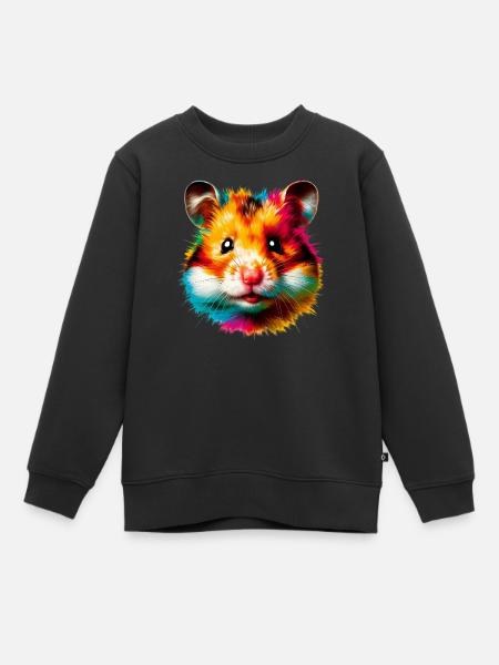 Hamster - Sweat Premium enfant bio - noir